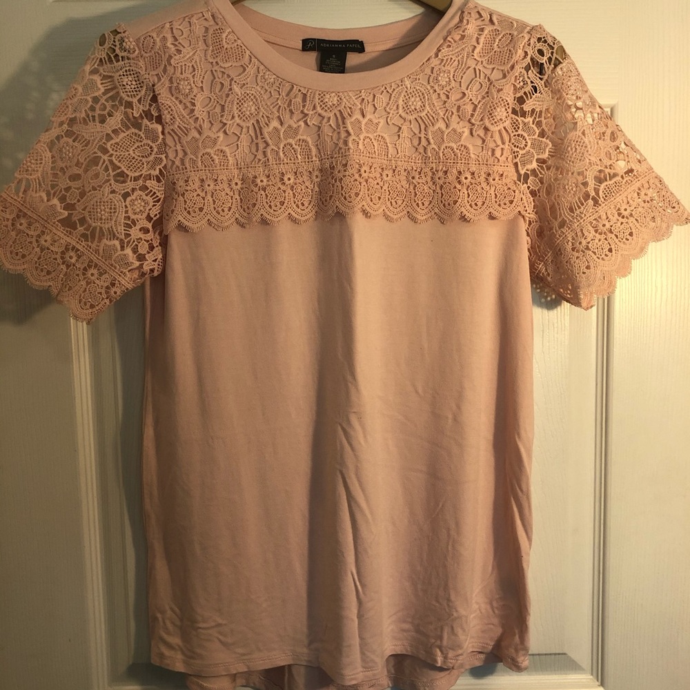 Light Pink Lace  Top